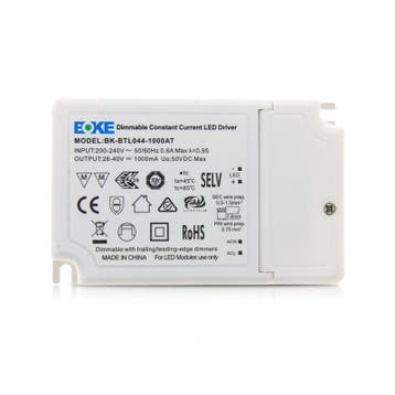 BOKE DRIVER | 44W | 1000mA | INCL. STEKKER, Nieuw
