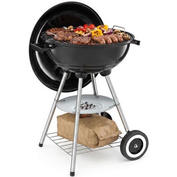 Kogelbarbecue met 2 wielen, Ø 41,5 cm, afneembare aslade, Verzenden, Nieuw