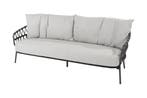 4 Seasons Calpi - 3-zits loungebank - antraciet | AANVRAAG, Verzenden, Nieuw, Rvs