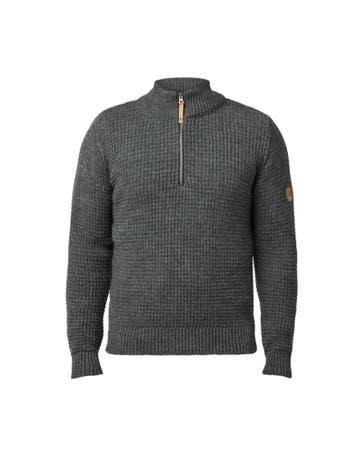 Ivanhoe trui Moritz half zip Grey - 100% wol - Grijs, Verzenden, Nieuw, Grijs