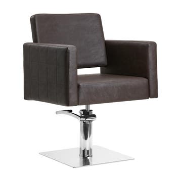 Gabbiano Ankara Kappersstoel Bruin – Luxe Eco-Lederen, Huis en Inrichting, Stoelen, Ophalen of Verzenden, Nieuw