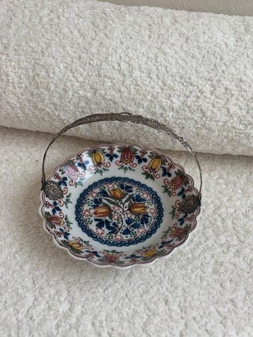 makkum - j schijfsma - Bonbon mand - Makkum - Aardewerk, Antiek en Kunst
