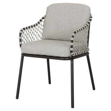 Sanoa dining tuinstoel terre frame zand rope, Tuin en Terras, Tuinstoelen, Ophalen of Verzenden, Nieuw