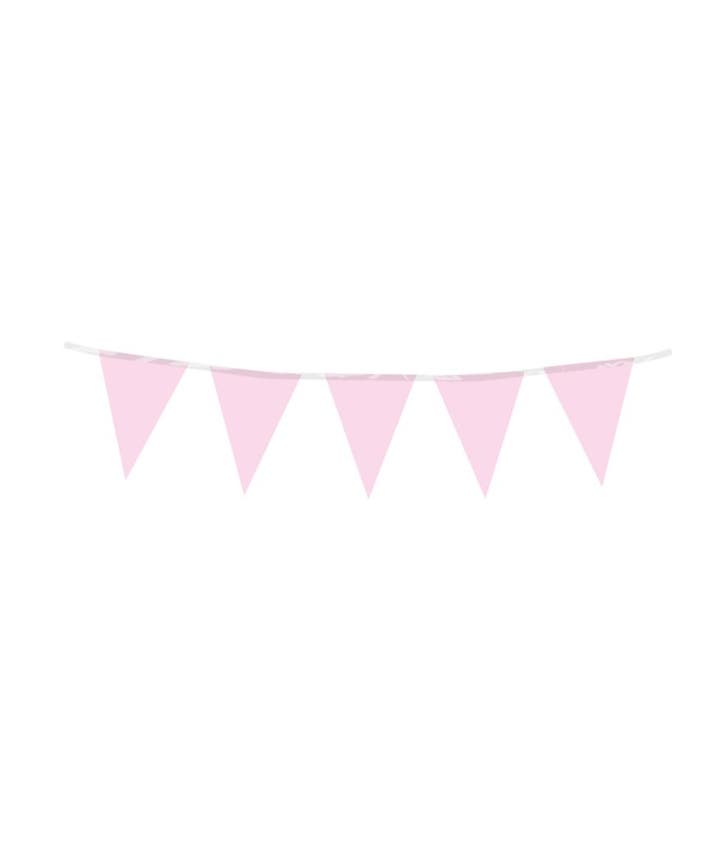 Mini Vlaggenlijn Baby Roze 3mtr, Hobby en Vrije tijd, Feestartikelen, Feestartikel, Nieuw, Verzenden