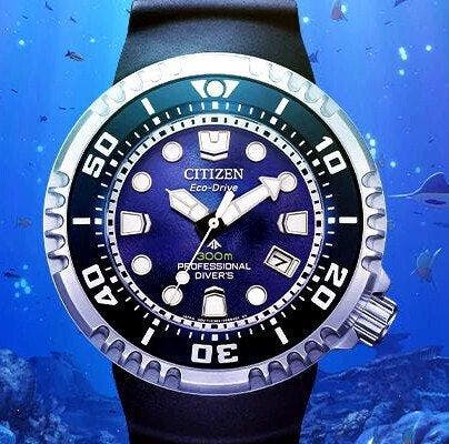 Citizen - Promaster Professional Divers Blue Ice Eco Drive, Sieraden, Tassen en Uiterlijk, Horloges | Heren