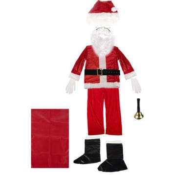Malatec Kerstman Kostuumset - Professioneel en Compleet v..., Ophalen of Verzenden, Nieuw