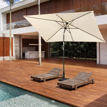 2dekans | Angel Living Parasol - 3 x 2 m - Rechthoekig -, Tuin en Terras, Partytenten, Ophalen of Verzenden, Zo goed als nieuw