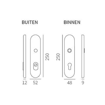 Kira SKG3 veiligheidsschilden kerntrekbeveiliging PC72 -, Verzenden, Nieuw