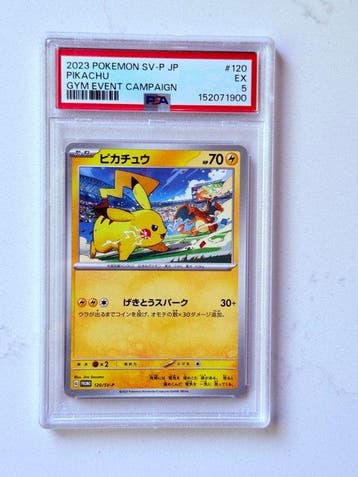 Pokémon - 1 Graded card - Pikachu #120 Event exclusive of, Nieuw