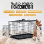 2dekans | Avalo Hondenbench XXL - Opvouwbare Kooi - 2 Deuren, Ophalen of Verzenden, Zo goed als nieuw