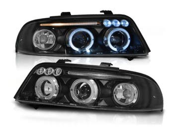 Angel Eyes koplampen Black geschikt voor Audi A4, Verzenden, Nieuw, Audi