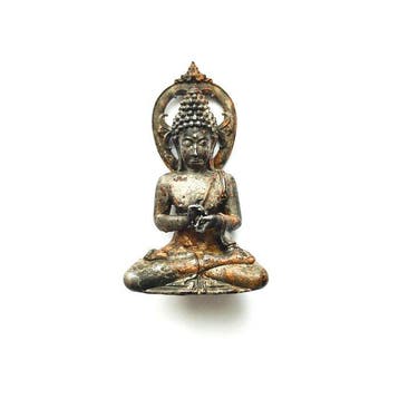 Srivijaya-cultuur Zilver Zeldzame museumkwaliteit miniatuur, Antiek en Kunst