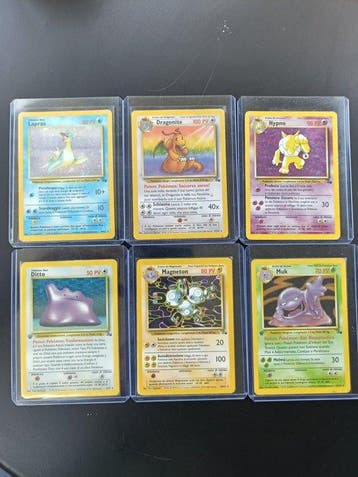 Pokémon - 10 Incompleet album - WOTC - Fossil, Nieuw