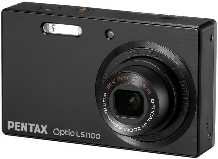 Pentax LS1100 Digitale Compact Camera - Zwart, Audio, Tv en Foto, Fotocamera's Digitaal, Zo goed als nieuw, Verzenden