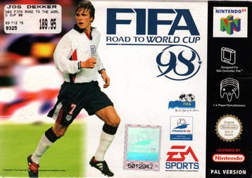 N64 FIFA Road To World Cup 98 (In doos), Spelcomputers en Games, Verzenden, Zo goed als nieuw