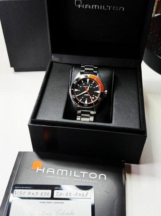 Hamilton - Khaki Navy - H82305131 - Heren - 2018, Sieraden, Tassen en Uiterlijk, Horloges | Heren