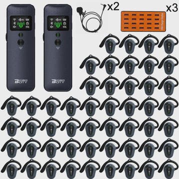 Professioneel 2.4GHz Draadloos Tour Guide Systeem met Groene, Muziek en Instrumenten, Verzenden, Nieuw