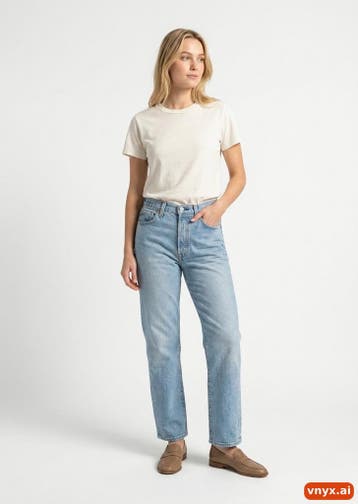 Levis Jeans Dames maat W34 Lichtblauw Vintage, Ophalen of Verzenden, Nieuw