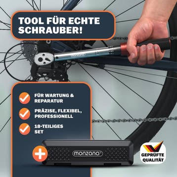 Momentsleutelset 18-delig fiets/motor (Auto-Fiets), Verzenden, Nieuw