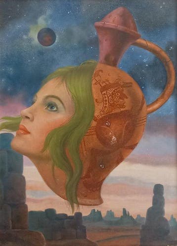 Olmedo Mezzoli (1908-1982) - Giovane Archeologa