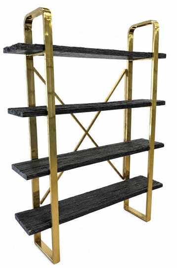 Roomdivider messing - zwart 180 x 200cm, Huis en Inrichting, Ophalen of Verzenden, Nieuw