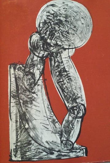 Rudolf Hoflehner (1916-1995) - Sisyphos. Hommagé a Albert
