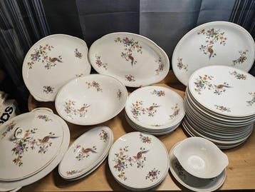 Limoges - Tafelservies voor 12 (33) - Porselein - Genummerd