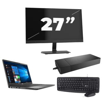Dell Latitude 7400 -   i5-8e 8GB  - 256GB  + 1x 27 inch, Computers en Software, 8e Generatie, Qwerty, Verzenden, 8 GB