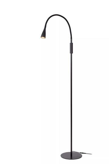 Lucide ZOZY - Leeslamp LED Dimb. 4W 3000K 3 StepDim Zwart, Huis en Inrichting, Lampen | Vloerlampen, Verzenden, Nieuw, Trendy verlichting