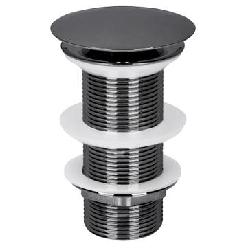 Wastafel Afvoerplug Differnz Always Open 10 cm Gunmetal, Ophalen of Verzenden, Nieuw, Overige typen