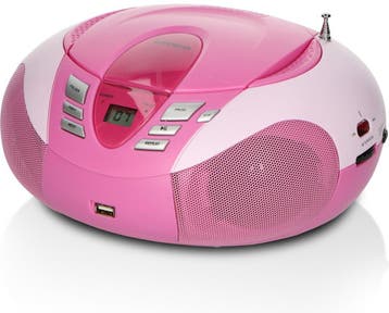 Lenco SCD-37 - Draagbare radio CD speler met MP3 optie en US, Audio, Tv en Foto, Luidsprekers, Verzenden, Zo goed als nieuw