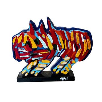 Karel Appel (1921-2006) - sculptuur, Cat - 24.5 cm -