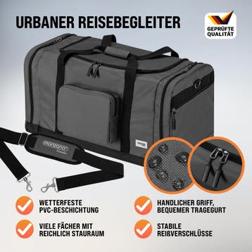 Reistas Zwart 90L (Koffers - Tassen, Outdoor Kamperen), Sieraden, Tassen en Uiterlijk, Verzenden, Nieuw