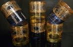 ISMIE LUX - Drinkservies (6) - exclusieve blauwe en