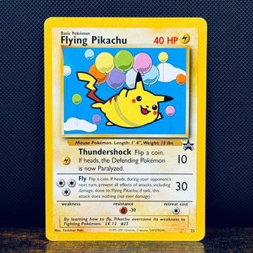 Pokémon Card - Flying Pikachu 25 – Pokémon, Nieuw