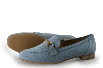 Marco Tozzi Loafers in maat 39 Blauw, Overige typen, Marco Tozzi, Zo goed als nieuw, Verzenden