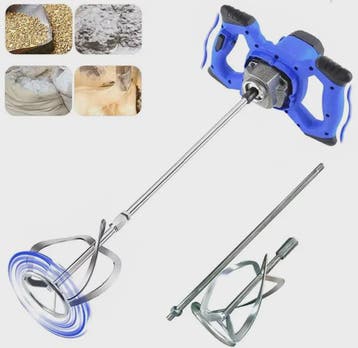 Krachtige Betonmixer 2800W met 6 Snelheden - Ideaal voor Mor, Verzenden, Nieuw