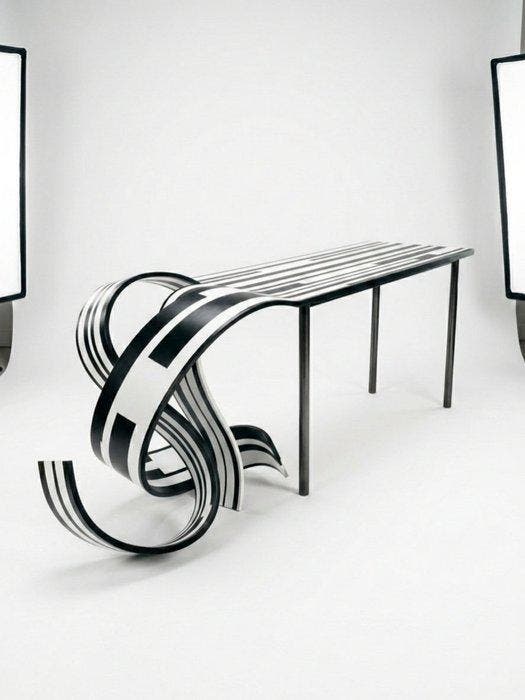 WAGENSCHLAG - Tafel - DE CONTINUUM-CONSOLE - 1 VAN 1 -, Antiek en Kunst, Kunst | Designobjecten