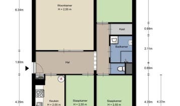 Te Huur 4 Kamer Appartement Trekvogelweg In Amersfoort, Huizen en Kamers, Direct bij eigenaar, Amersfoort, Utrecht, Appartement