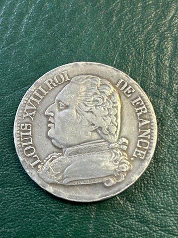 Frankrijk. Louis XVIII. 5 Francs 1814-M, Toulouse (Zonder
