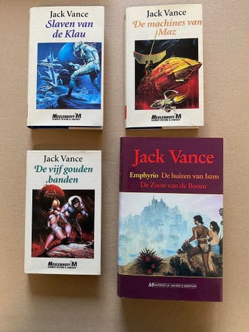 Jack Vance - 1 Grote Hardcover 3 Mini-Hardcovers 6 verhalen, Verzenden, Zo goed als nieuw