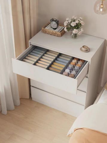 Songmics 4-delige Opvouwbare Lade-Organizers Set - Ideaal vo, Verzenden, Nieuw