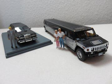 Neo Scale Models 1:43 - Model sedan (5) - 2 Limousine US :, Nieuw