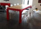 Tafel - Staal, Eikenhout - Industrial I Beam Style Dining