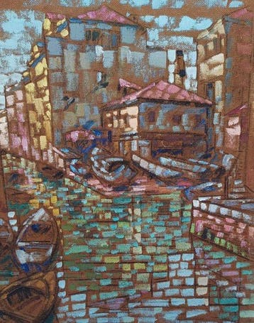 Oscar Marziali (1895-1987) - Riflessi in sordina - Canale