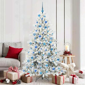 vidaXL Kunstmatige Inklapbare Kerstboom Wit 180 cm PVC en, Verzenden, Nieuw