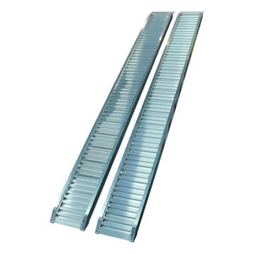 Metalmec Set oprijplaten recht aluminium 2995 x 300 opleglip, Ophalen of Verzenden, Nieuw