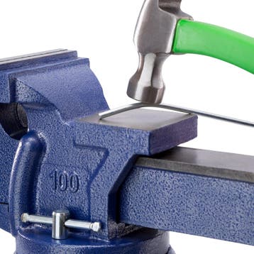 Bankschroef 360° draaibaar met aambeeld - 125 mm, Doe-het-zelf en Verbouw, Gereedschap | Handgereedschap, Verzenden, Nieuw