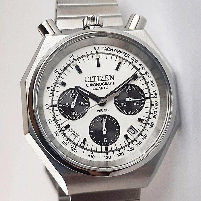 Citizen - Bullhead Chronograph Panda EU(No Tax) - Zonder, Sieraden, Tassen en Uiterlijk, Horloges | Heren