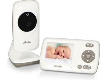 Alecto DVM-71 - Babyfoon met camera - 2.4 scherm - Wit, Verzenden, Zo goed als nieuw
